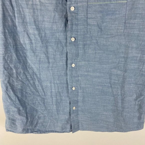 Oakley Light Blue Casual Button Down Shirt - Picture 3 of 9